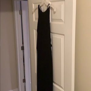 Long formal black dress